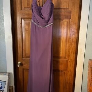 Elegant Purple Evening Gown
